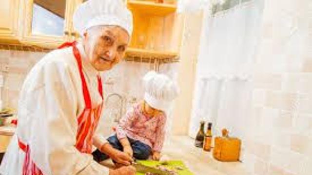 할머니가 해주는 요리.