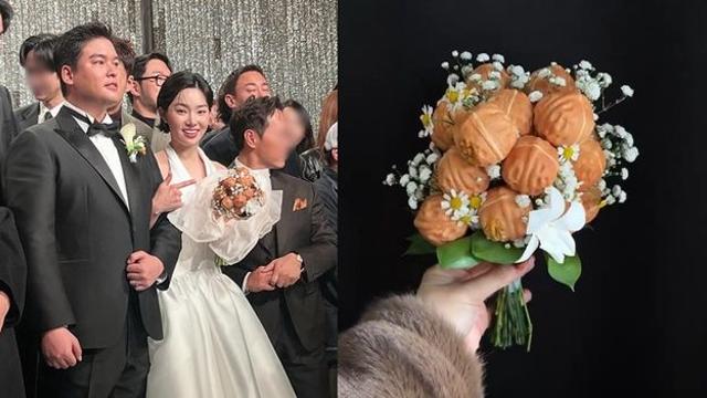 이장우♥조혜원, 답례품 이어 부캐도 ‘호두 과자’… “서프라이즈 선물” [왓IS]