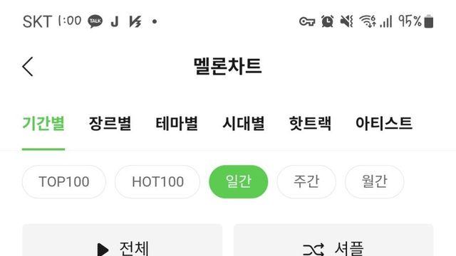 오랜만에 멜론 일간 1위 등극한 여가수
