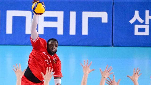 베논 ‘트리플 크라운’ 폭발…한국전력, 삼성화재 꺾고 상위권 도약