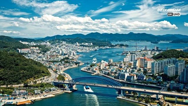 미세먼지 없는 날의 한국 하늘