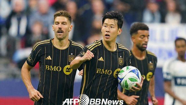 손흥민, 의지의 만회골...LAFC, 밴쿠버에 1-2 추격 중