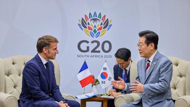 이재명, G20서 佛·獨 연쇄 회담…AI·에너지·공급망 협력 강화