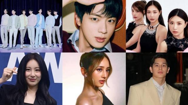 방탄소년단 진-방탄소년단-이채연-브브걸-HyGab 아이돌픽 위클리 1위 [DA:차트]