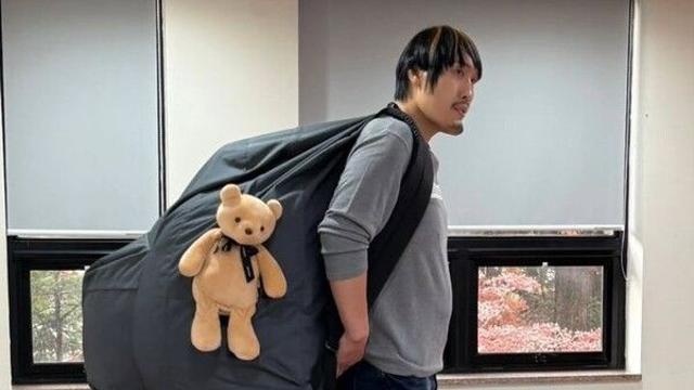 217㎝ 최홍만 공항패션 깜짝…