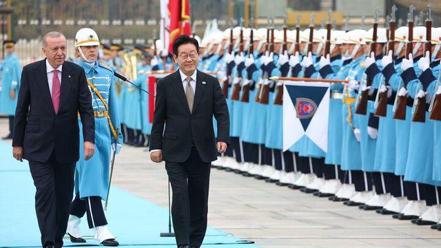 李, 튀르키예 대통령궁 도착...정상회담 시작