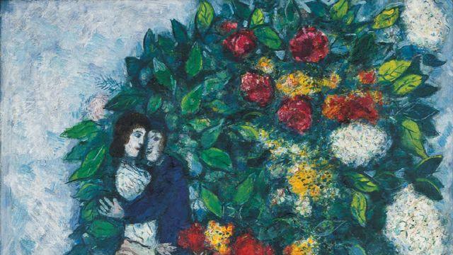 샤갈 '꽃다발' 94억원 낙찰…국내 미술품 경매 최고가