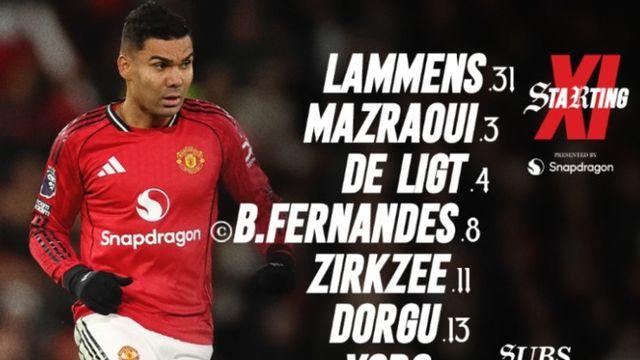 [PL LINE UP] '맨유 떠날래요' 지르크지, 이번 시즌 첫 선발 출전...맨유, 에버턴전 선발 공개