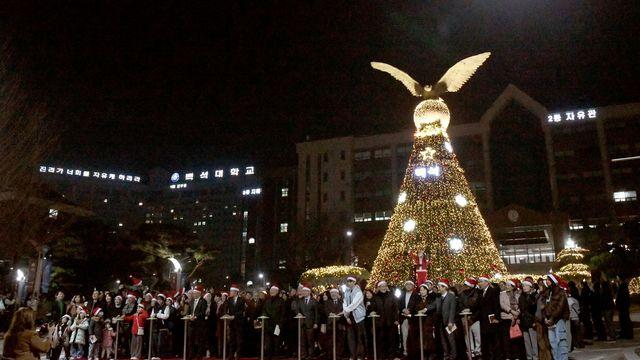 백석대·백석문화대, 크리스마스 트리 점등식
