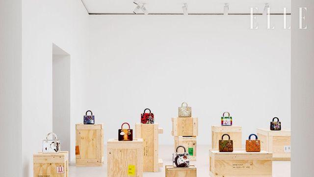 가방에서 예술 작품으로 '디올 레이디 아트 프로젝트'