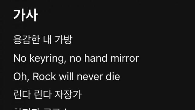 아일 릿 가사로 릿 조리돌림하려고 가사 들어갔는데