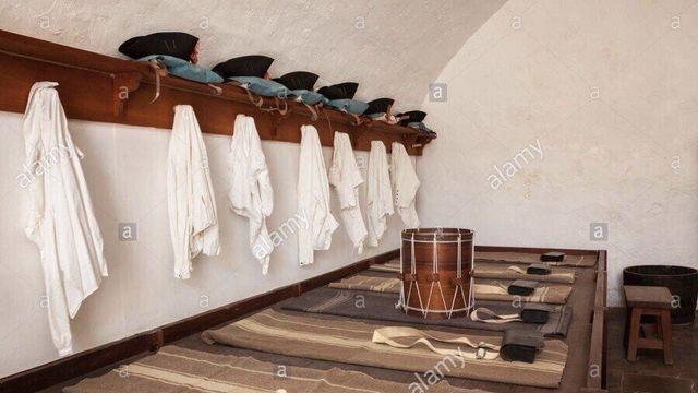 250여년전 스페인군 생활관 수준