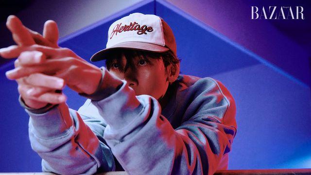 모자 하나로 설렘 충전! 지창욱×베루툼, 바자 12월호 화보 공개