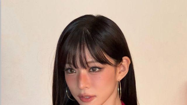 이채영, 레드 착장에 직각 어깨까지… 역대급 미모 [IS 하이컷]