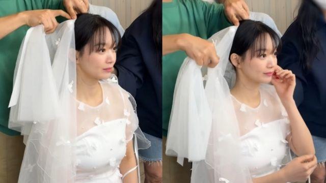 '김우빈♥' 신민아, 웨딩드레스 나왔나…