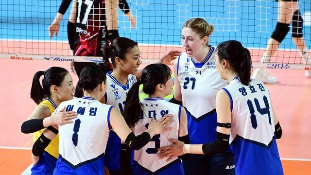 '카리＋자스티스 42점' 현대건설, 정관장 꺾고 2위로 도약(종합)