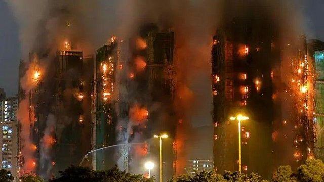 약 2000가구 거주하는 홍콩 고층 아파트 단지 대규모 화재