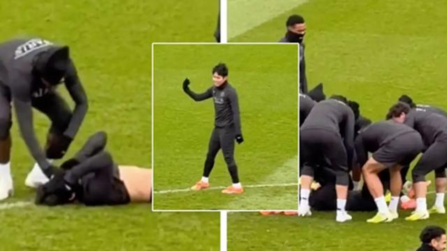 이강인, 치욕의 '알까기' 당했다…잔디 위 '풀썩'→상의 벗겨질 정도로 벌칙→'이것 마저' 반갑다