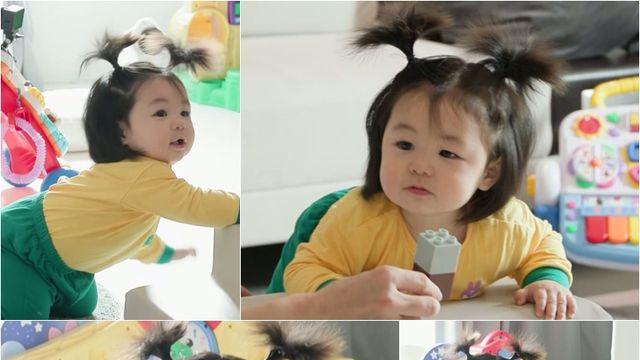 심형탁子 하루, 첫 걸음마 성공 후 천사 미소…쌀알 같은 아랫니 '귀여워'(슈돌)