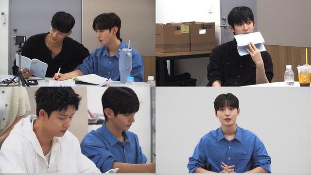 워너원 출신 윤지성, BL 드라마 '천둥구름 비바람' 대본 리딩