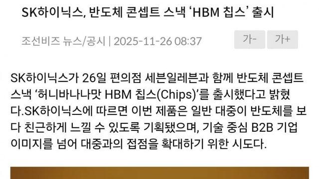 하이닉스 업계 뒤집을 HBM 칩스 공개 ㄷㄷㄷ
