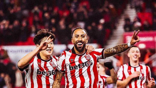 '평점 2위' 배준호 2G 연속 공격포인트 '폭발'… 스토크, 찰턴 상대 3-0 완승→챔피언십 2위 수성! 승격 레이스 참여