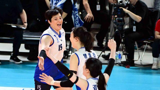 현대건설, 2연승만큼 반가운 김희진 '7블로킹'