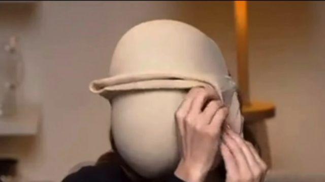 헬멧과 눈가리개