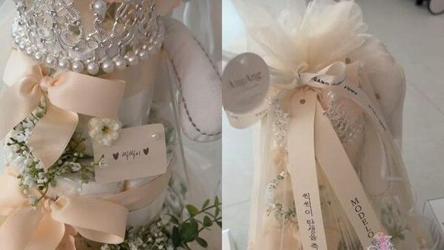 '이혼' 이시영, 전남편 딸 출산 후 기저귀 케이크 받았다