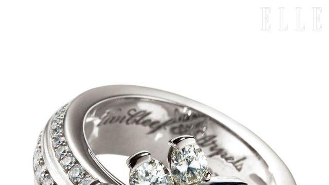 반클리프 아펠 반지에 새겨진 다이아몬드의 힘