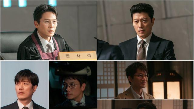 지성·박희순, 정의 실현 위한 양보 없는 대결…'판사 이한영' 투샷 스틸