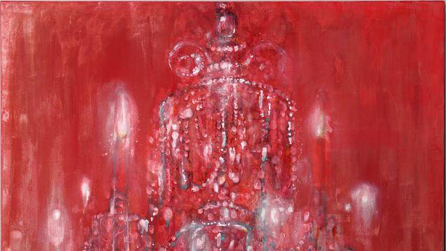 핏빛 선홍색 누르다, 샹들리에 '유리 빛' [e갤러리]