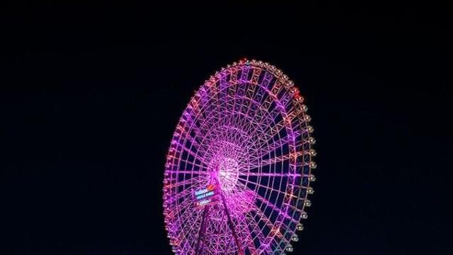 오사카 관람차, 벼락 맞고 '스톱'…승객들 공중 9시간 고립