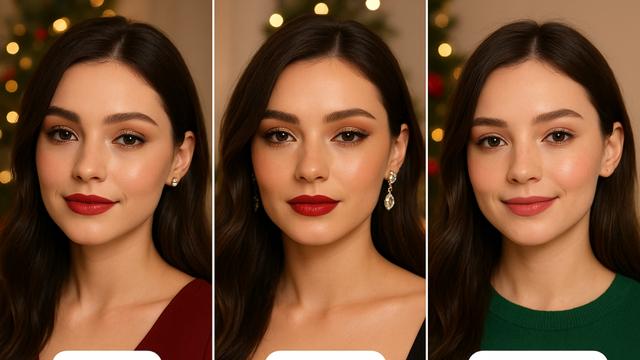[AI꿀팁뉴스]크리스마스 데이트·파티·모임에 어울리는 메이크업 스타일은?