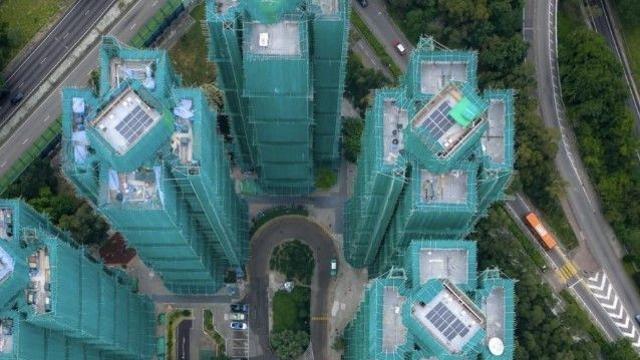 불나기 전 홍콩 아파트 모습