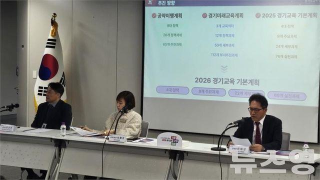 경기도교육청, '2026 경기교육 기본계획' 제시...'교육의 본질 회복 집중'