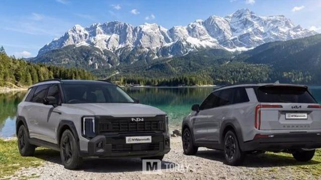 차세대 신형 쏘렌토 렌더링 등장! 텔루라이드 DNA로 더 크고 강해졌다