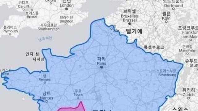 프랑스 땅 크기 체감..jpg