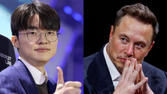 ‘페이커 vs AI?’ 머스크, LoL 최강팀에 도전장…2026년 성사되나