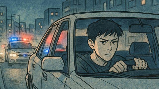 훔친 차로 새벽에 경찰과 추격전 벌인 '13살 중학생'