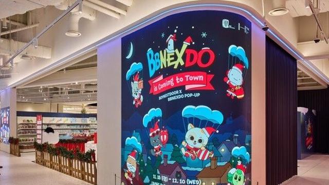 보이넥스트도어, 새 '쁘넥도' 팝업 통해 연말 액션…용산서 새 팝업 오픈