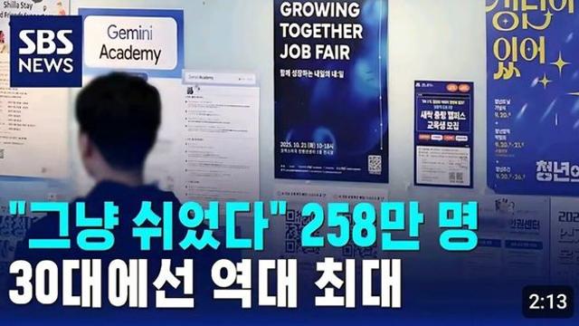 '쉬었음 청년' 표현에 빡친 사람의 매콤한 댓글