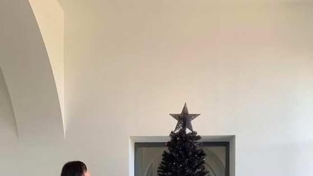 의외로 수요가 있는 듯 한 블랙 크리스마스 트리