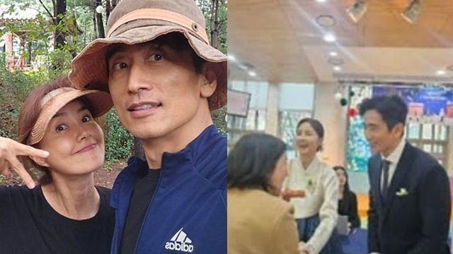 차인표♥신애라 子 결혼한 날… 혼주로 손님맞이 포착 [RE:스타]