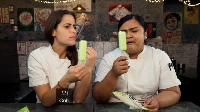 영국 셰프들의 아이스크림 메로나 맛평가