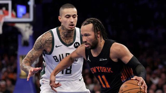 '브런슨 37점 활약' 뉴욕, 밀워키 꺾고 NBA 8강 진출