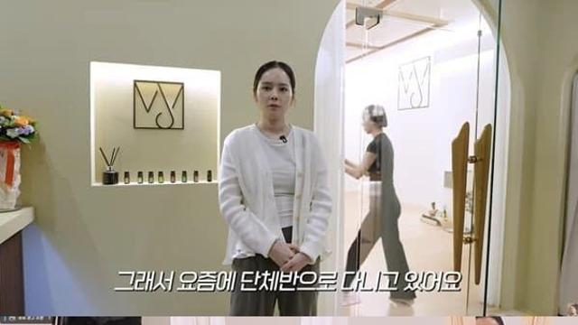 44살 한가인 '기립성 저혈압' 때문에 플라잉 요가 첫 입문 근황