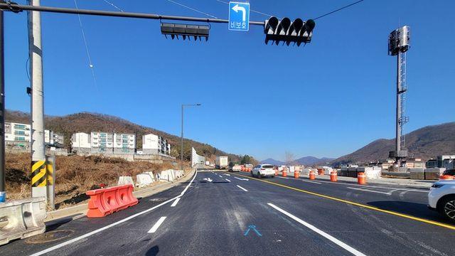 경기도, 국지도 98호선 도척~실촌 구간 중 진우리 1.34㎞ 우선 개통