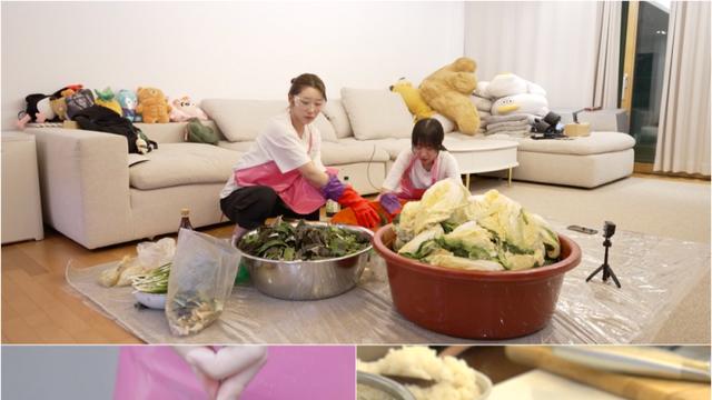 쯔양, 수육 6kg+생굴 1.8kg 꿀꺽... 김장하다 폭풍 흡입(전참시)