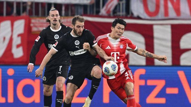 '김민재 동점골 기여' 뮌헨, 장크트 파울리에 3-1 역전승
